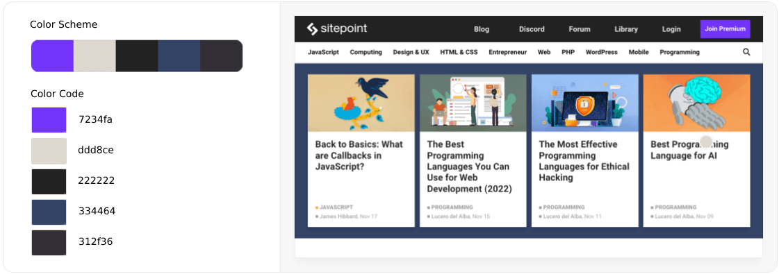 أفضل أنظمة ألوان مواقع الويب لتصميم الويب الحديث 6 Best Website Color Scheme for Informational Websites