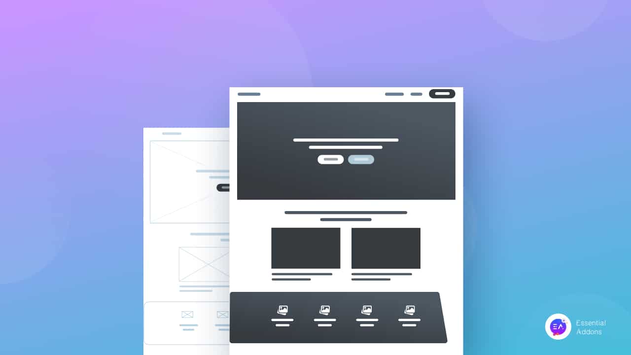 website wireframe