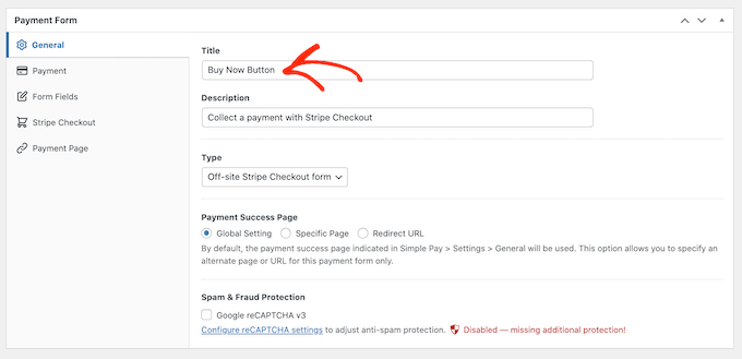 Adicionando um título ao seu botão comprar agora no WordPress