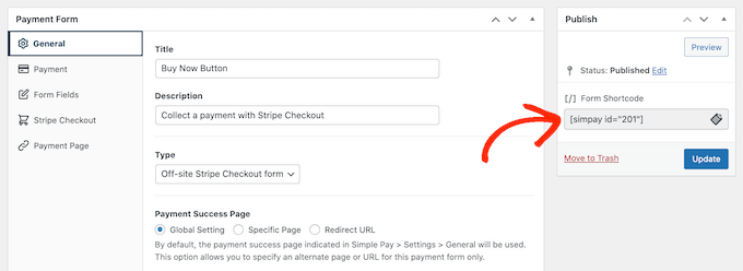 Adicionando um botão comprar agora usando shortcode