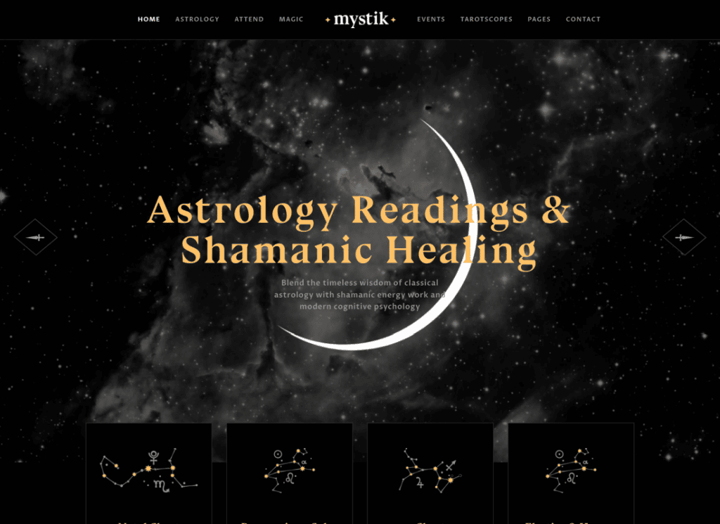mistik | Astrologi & Horoskop Esoterik Meramal Tema WordPress + RTL