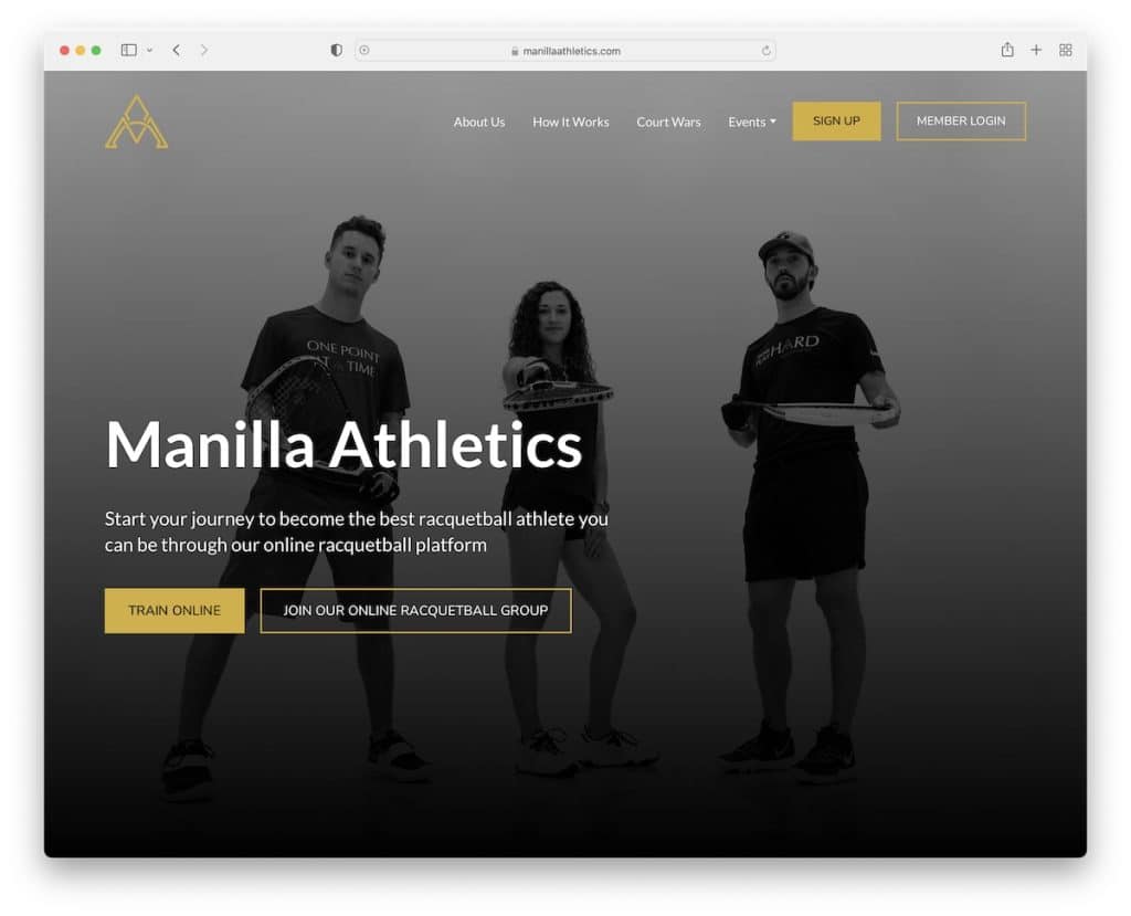 sito web di manilla atletica leggera