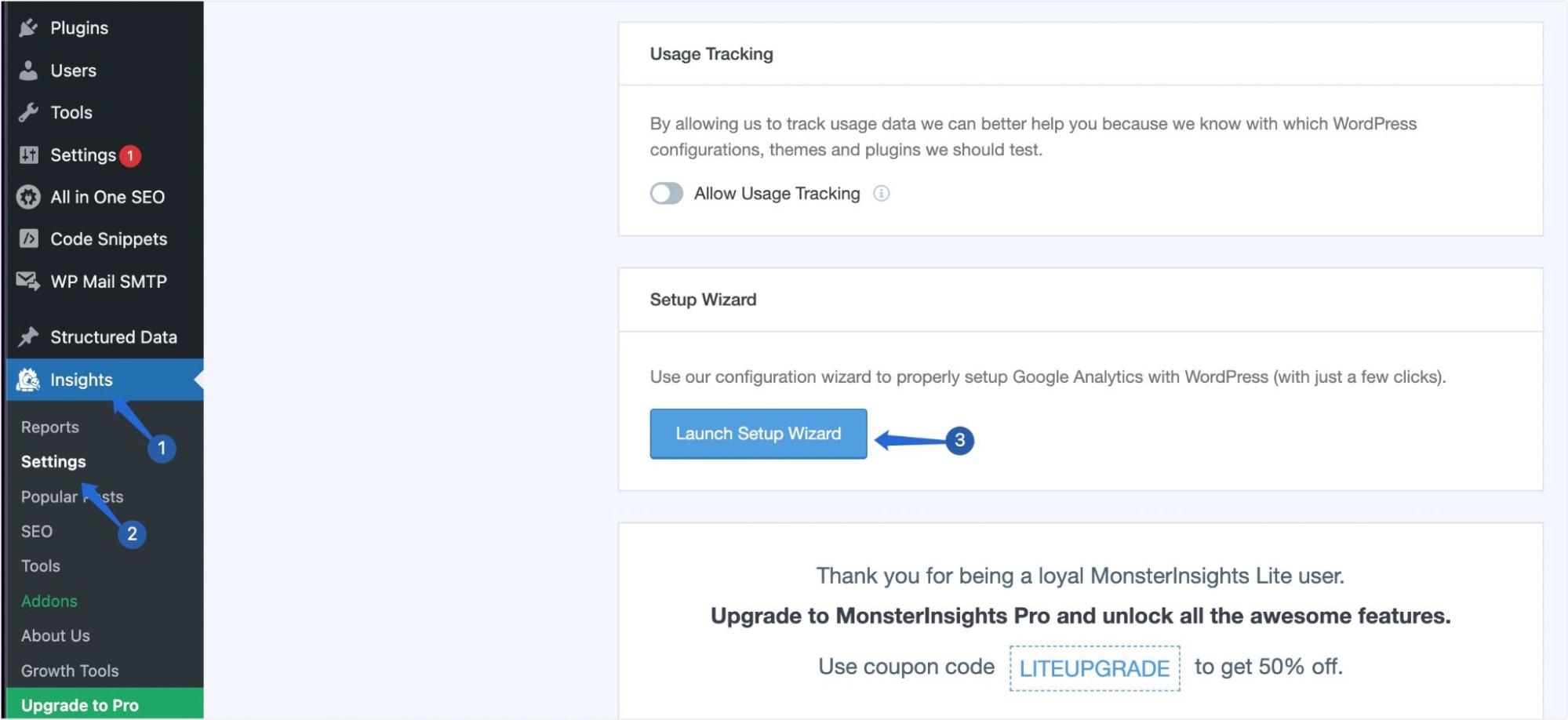 Faceți clic pe butonul Launch Setup Wizard