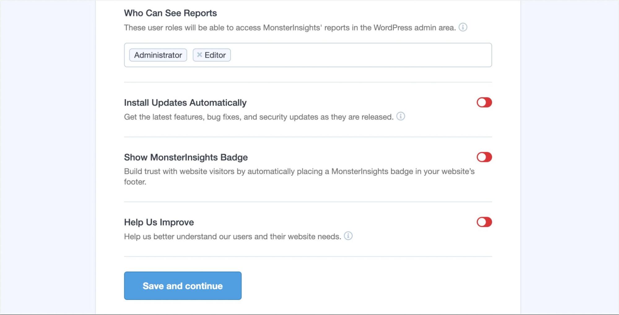 configurați Google Analytics 4 cu MonsterInsights