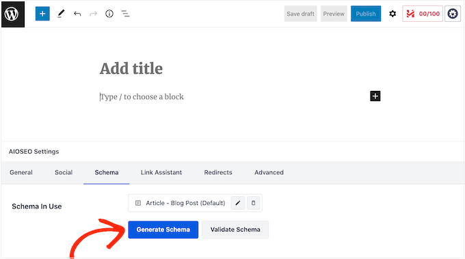 使用 All in One SEO WordPress 插件生成模式