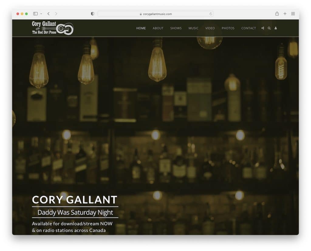 cory gallant site123 situs web