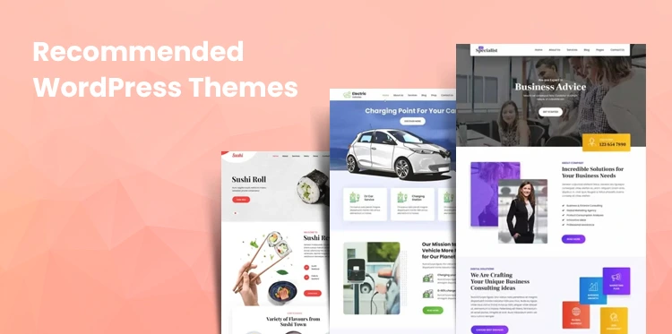 tema WordPress yang direkomendasikan