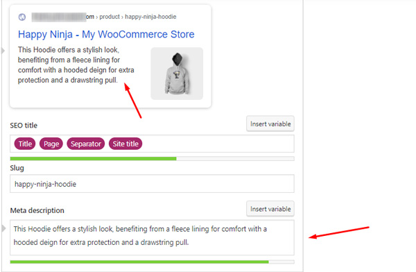 คำอธิบายเมตาของ Yoast