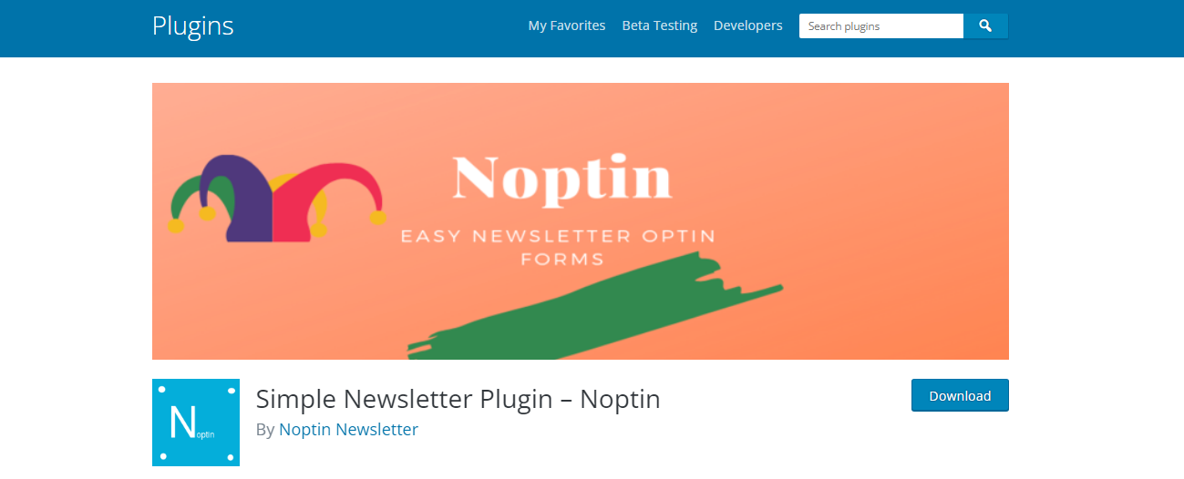 Noptin Newsletter - plugin buletin wordpress