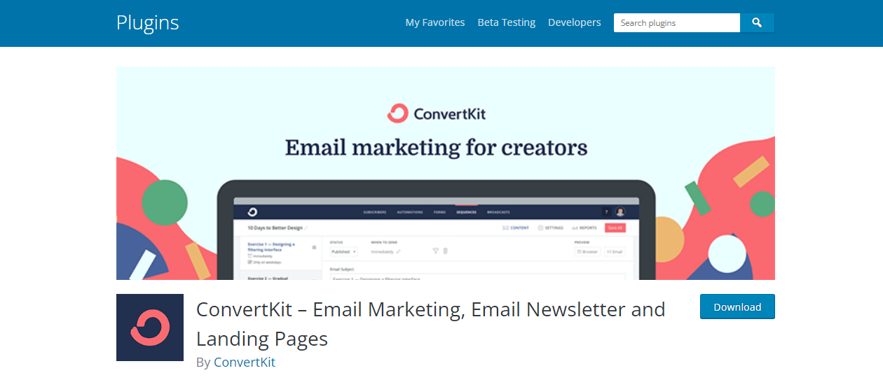 ConvertKit - plugin buletin wordpress