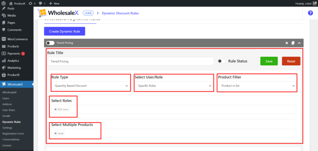 Como oferecer descontos no atacado com WholesaleX 13 WholesaleX Quantity Based Discount Settings