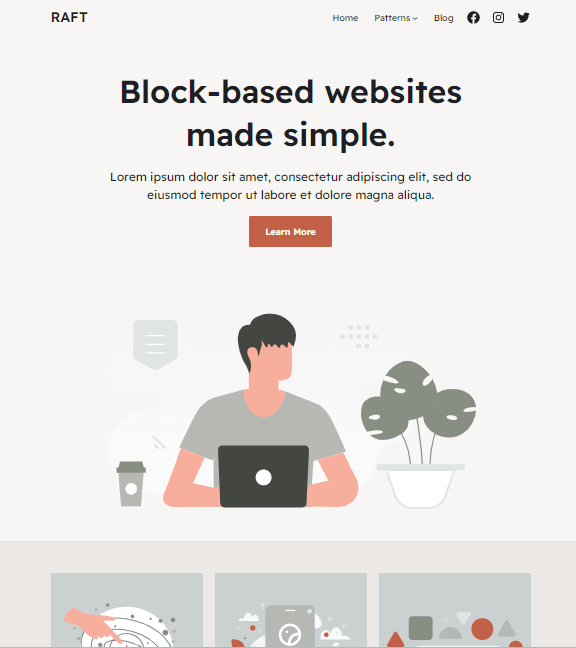 The Raft 테마 by ThemeIsle