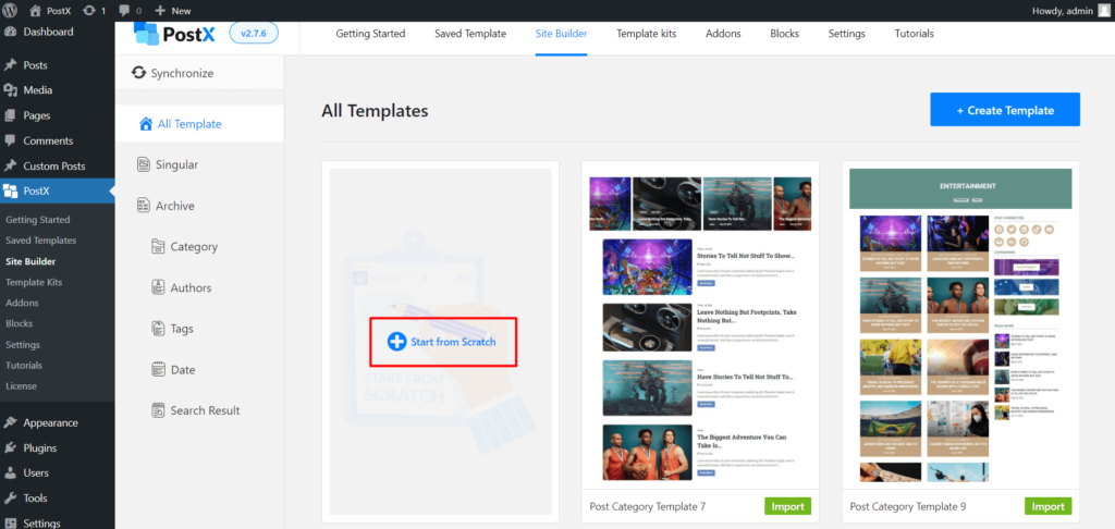 Comment ajouter la pagination numérique WordPress 7 Create Category Template from Scratch