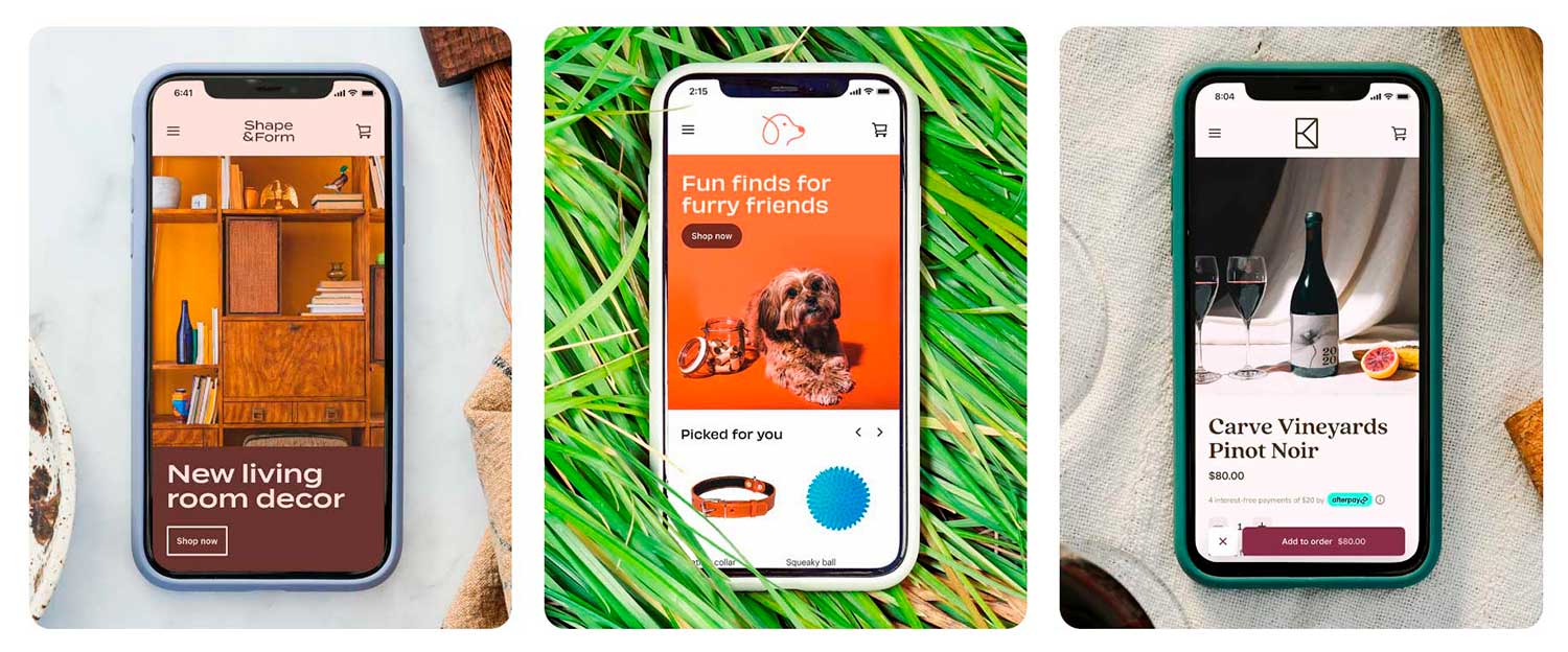 Magazine mobile realizate cu Square Online