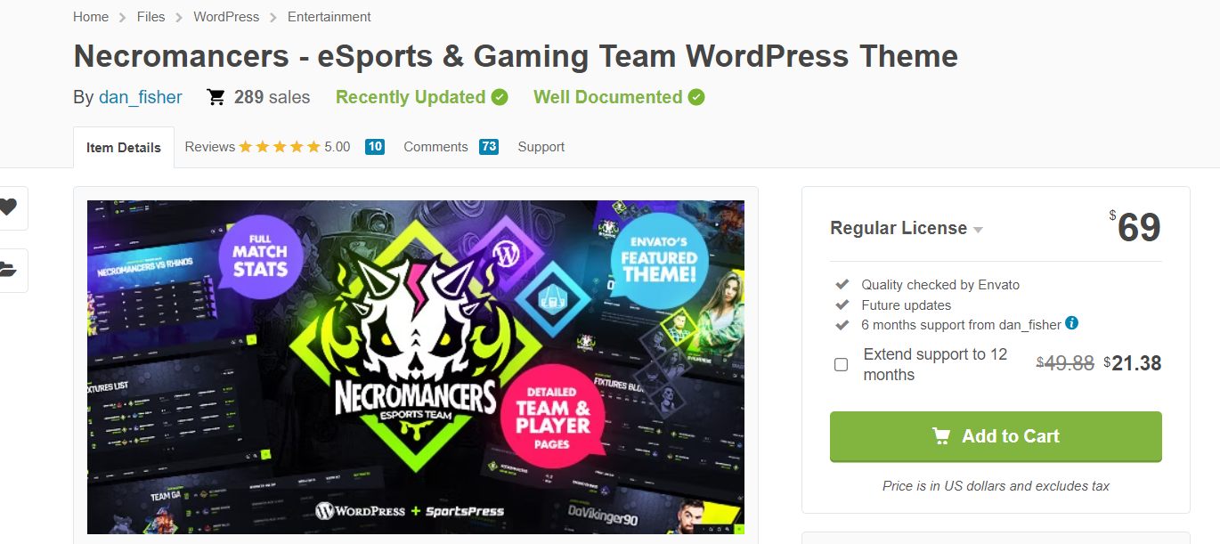 Papan Permainan Klub WordPress Tema