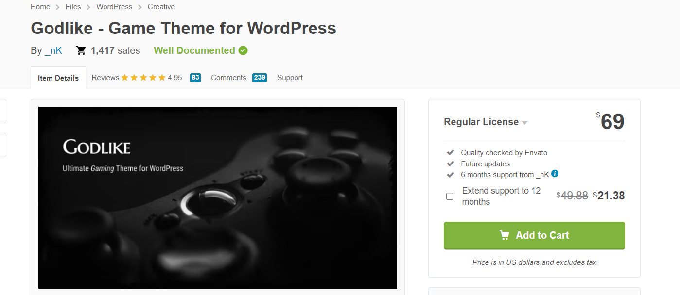 Papan Permainan Klub WordPress Tema