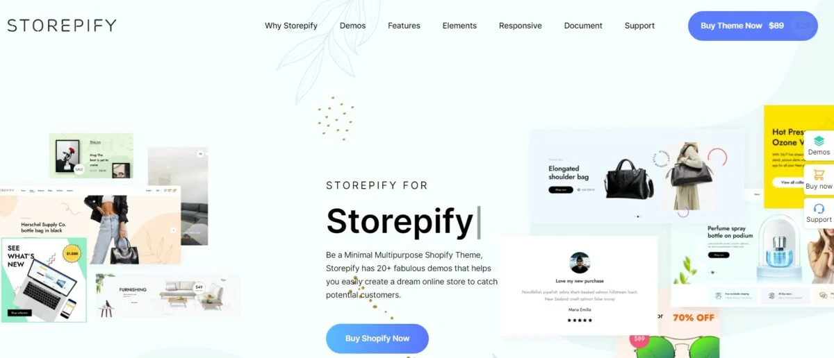 storepify minimal multipurpose shopify theme