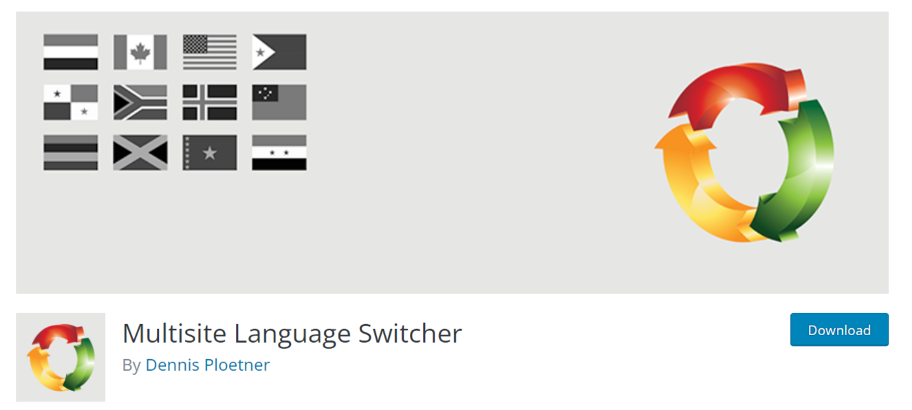 Plug-in Multisite Language Switcher