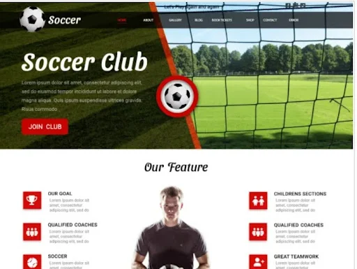 Temas WordPress de futebol e futebol