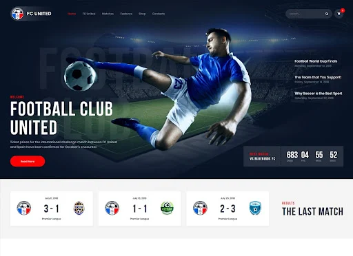 Temas WordPress de Fútbol y Fútbol
