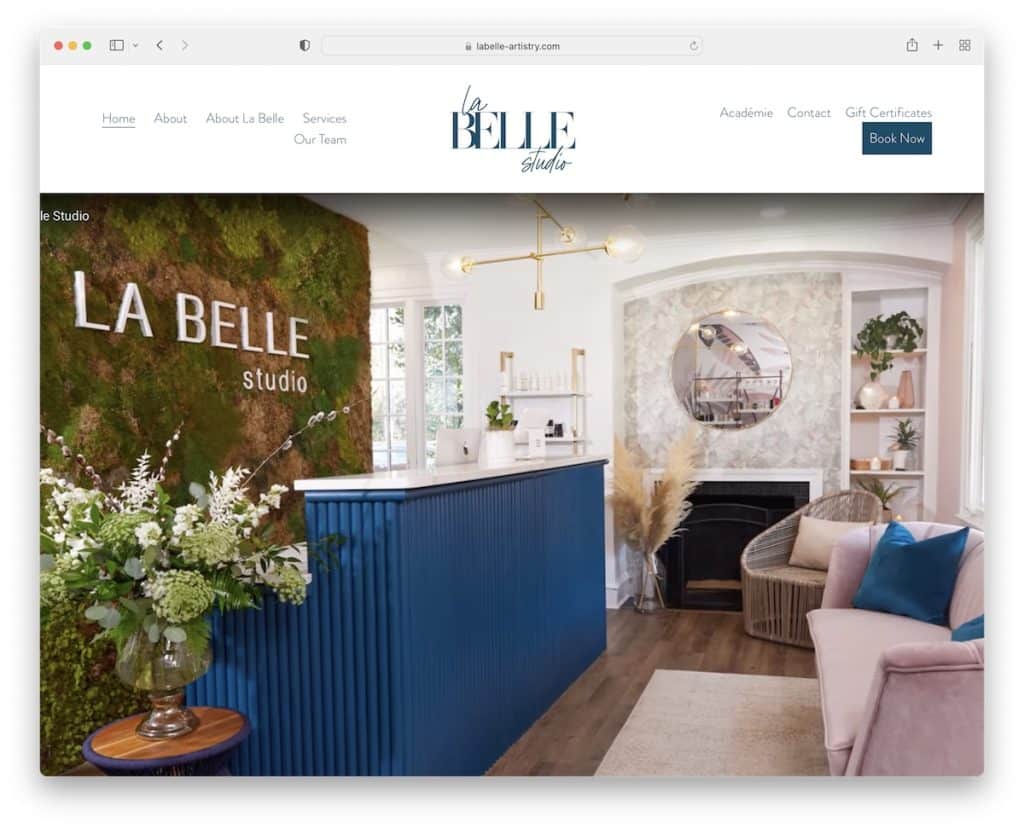 sito web la belle studio spa