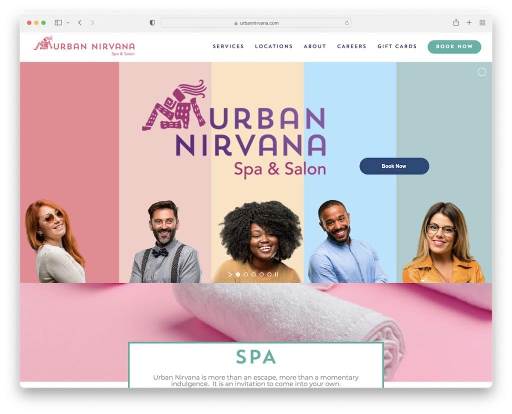 sito web di urban nirvana spa