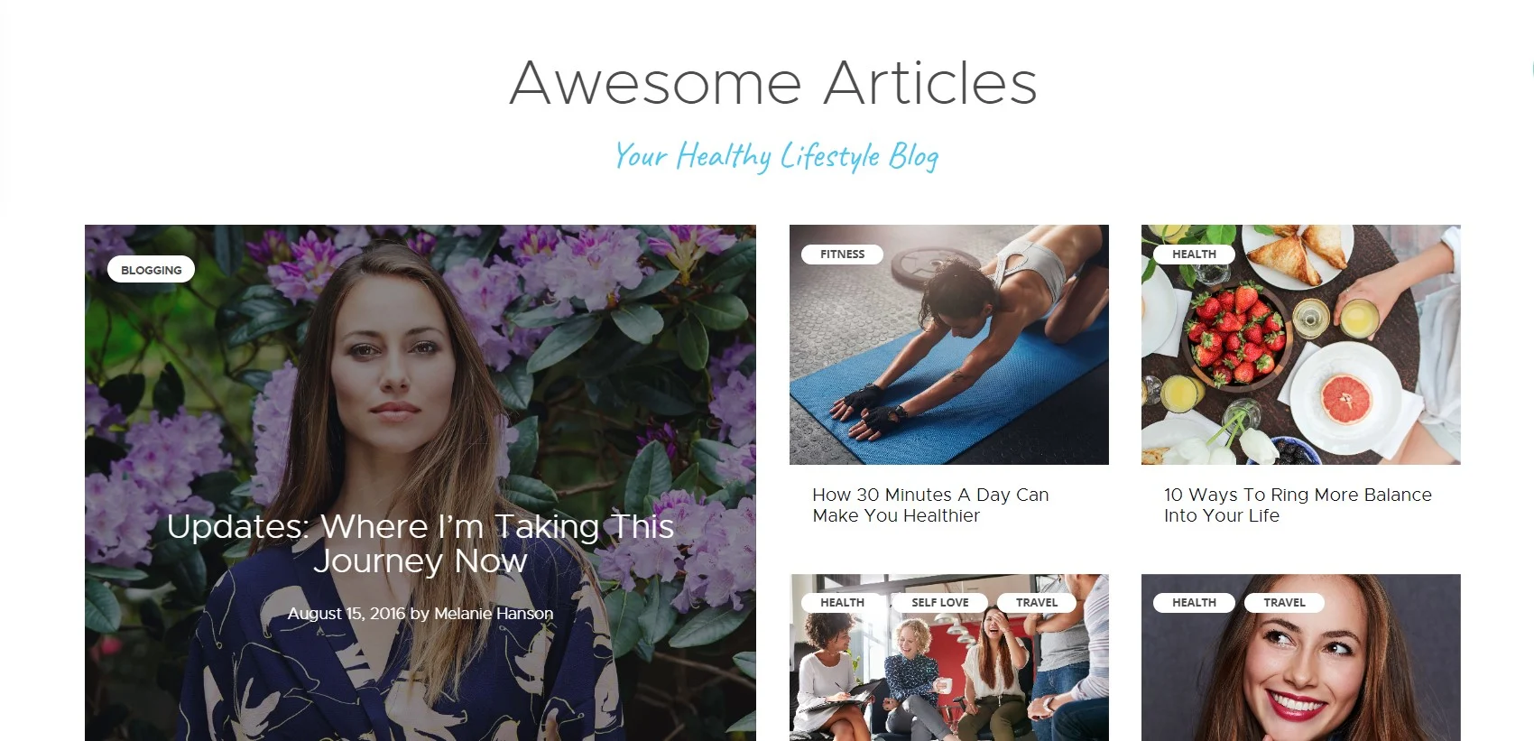 Entdecken Sie das beste Health Coach WordPress Theme von 2023 in den Top 8 76 melanie hunson the professional wordpress theme for coaches