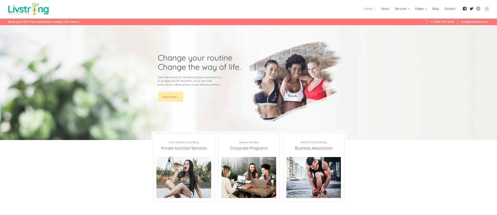 Entdecken Sie das beste Health Coach WordPress Theme von 2023 in den Top 8 78 livstrong a health coach wordpress theme free download.jpg