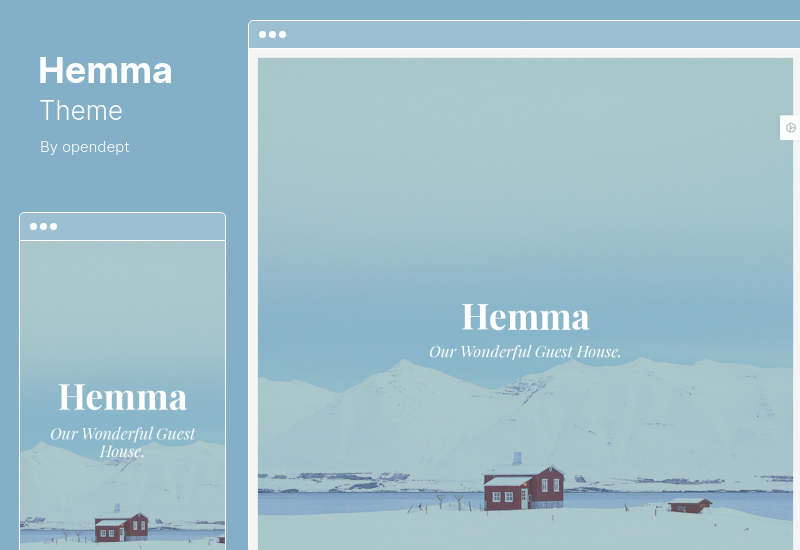 Hemma 主题 - 酒店和 BnB WordPress 主题