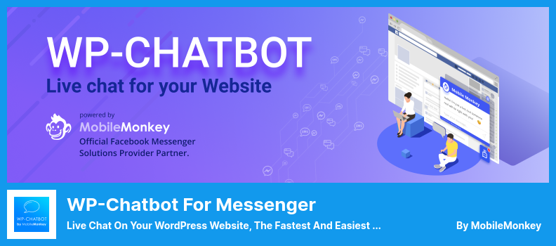 WP-Chatbot for Messenger Plugin - WordPress ウェブサイトでのライブ チャット、最速かつ最も簡単な方法