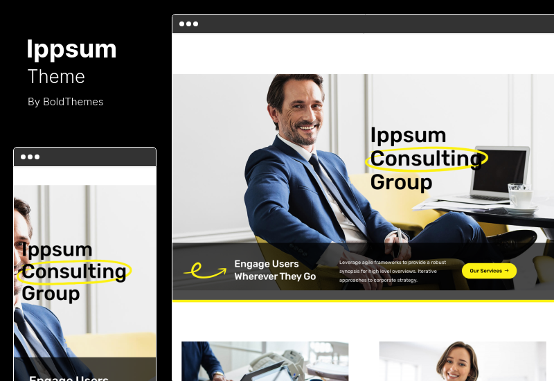 Ippsum Theme - 商務諮詢 WordPress 主題