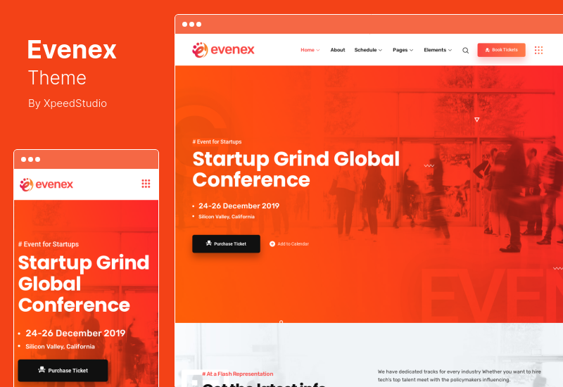 Evenex 主題 - Evenex 活動會議 WordPress 主題