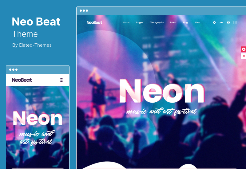 NeoBeat 主題 - 音樂 WordPress 主題