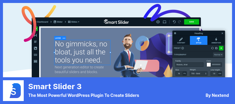 Smart Slider 3 插件 - 最強大的創建滑塊的 WordPress 插件