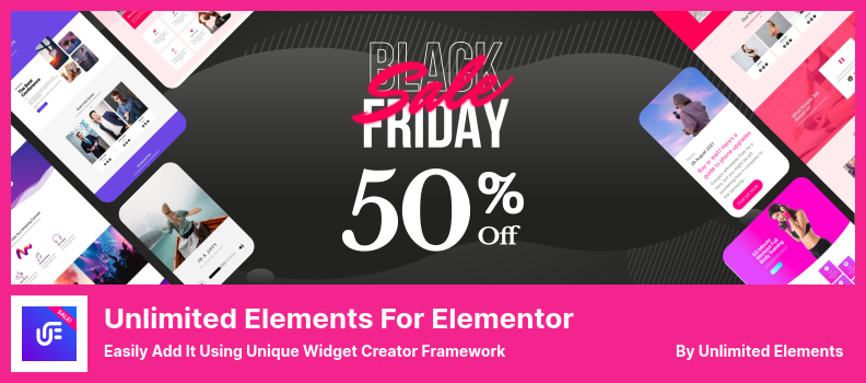 Elementor 插件的無限元素 - 使用獨特的 Widget Creator 框架輕鬆添加它