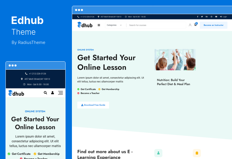 Edhub テーマ - 教育用 WordPress テーマ