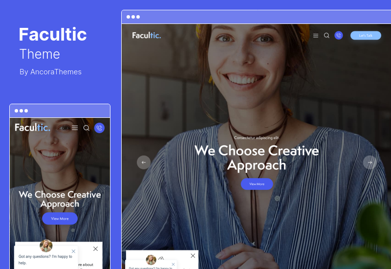 Facultic テーマ - オンライン教育コースの WordPress テーマ