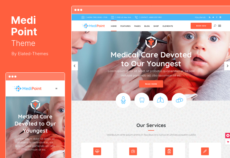 MediPoint-Theme - Doktor-WordPress-Thema