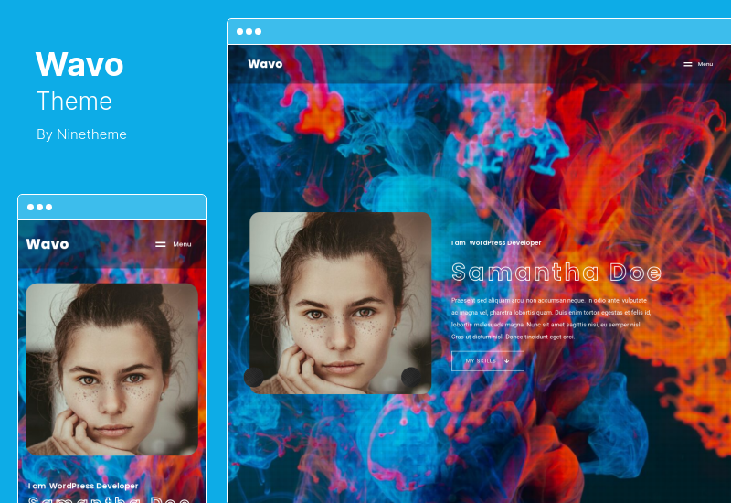 Tema Wavo - Tema WordPress pentru portofoliu creativ și agenție