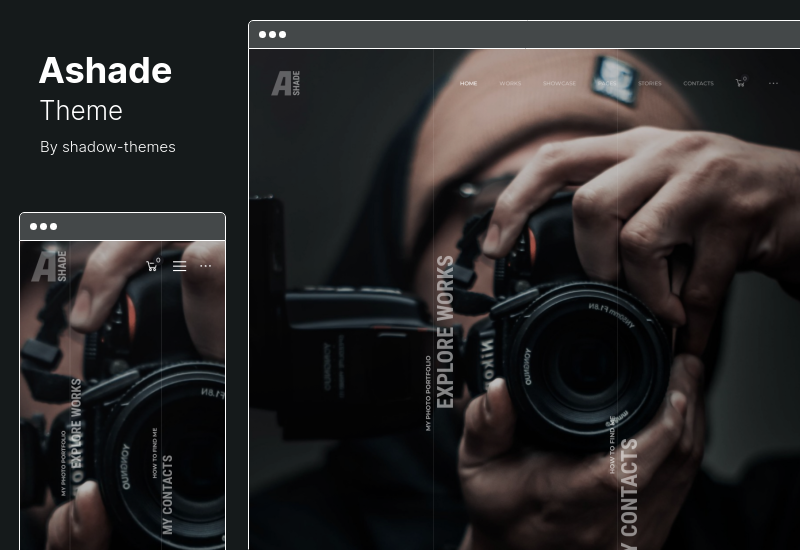 Tema Ashade - Tema WordPress pentru fotografie