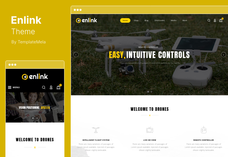 Enlink 主題 - 單一產品 WooCommerce 主題