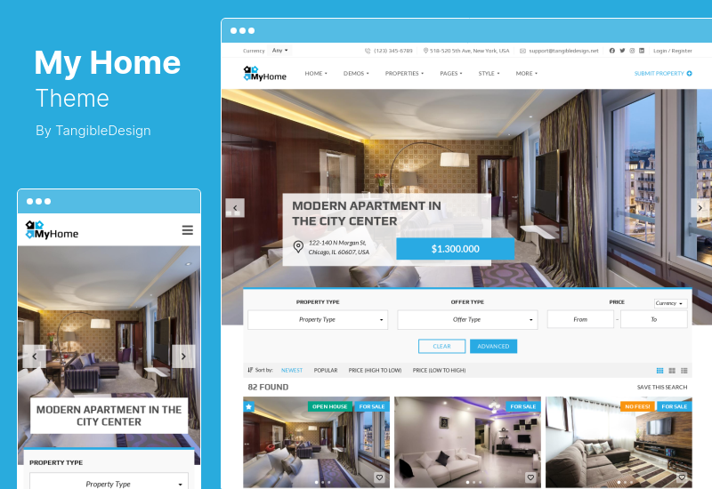 MyHome テーマ - 不動産 WordPress テーマ