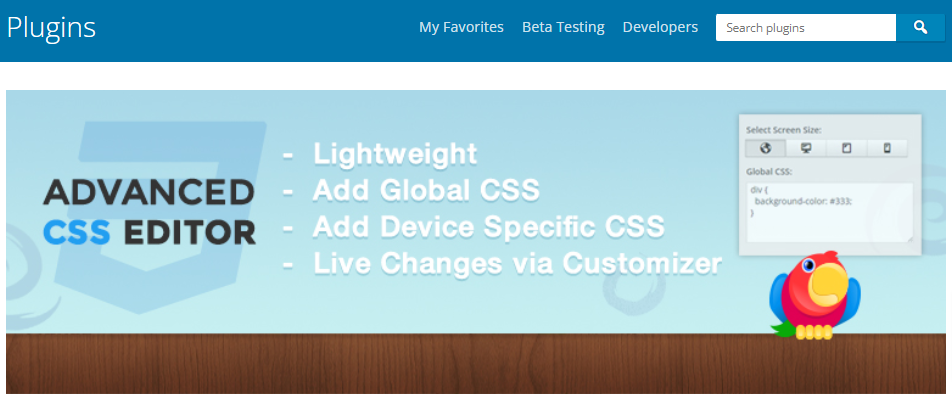 WP Tambahkan CSS Kustom- Plugin Menambahkan Kode CSS Kustom