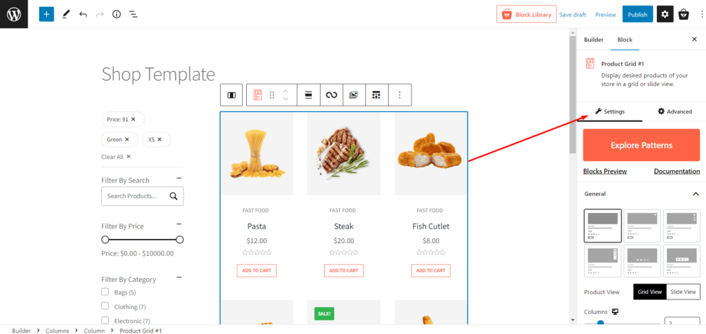2 moduri de a suprascrie șablonul WooCommerce (fără codare) 8 Publish the new Template