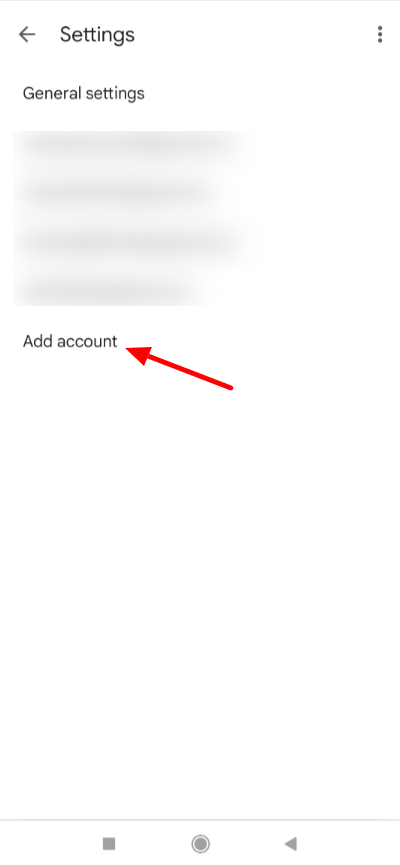 Adăugarea unui cont de e-mail pe mobil