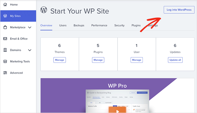 WordPressログイン - SeedProd Log into WordPress