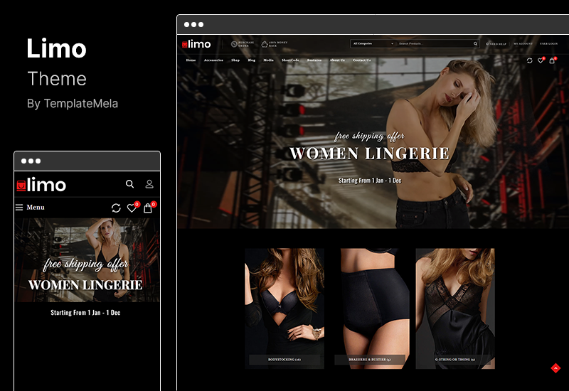 Tema Limo - Tema WooCommerce multiuso
