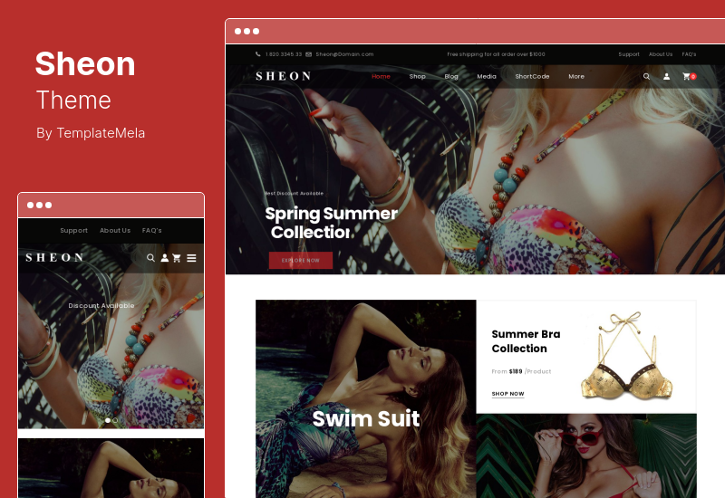 Tema Sheon - Tema WooCommerce multiuso