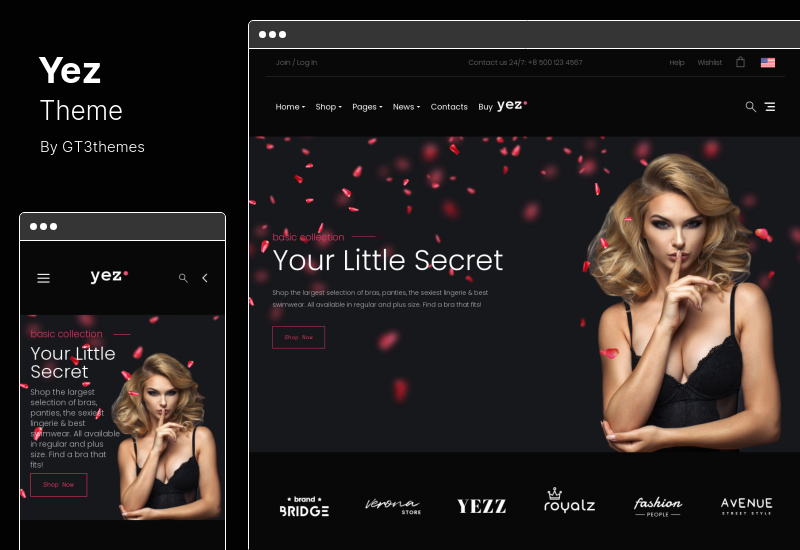 Tema Yez - Tema WooCommerce per negozi multiuso