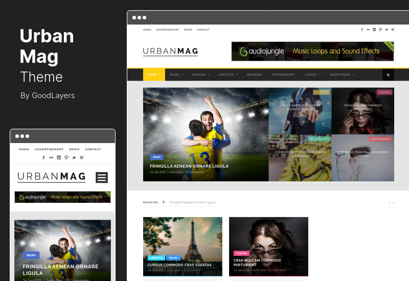 Urban Mag Teması - Haber ve Dergi WordPress Teması